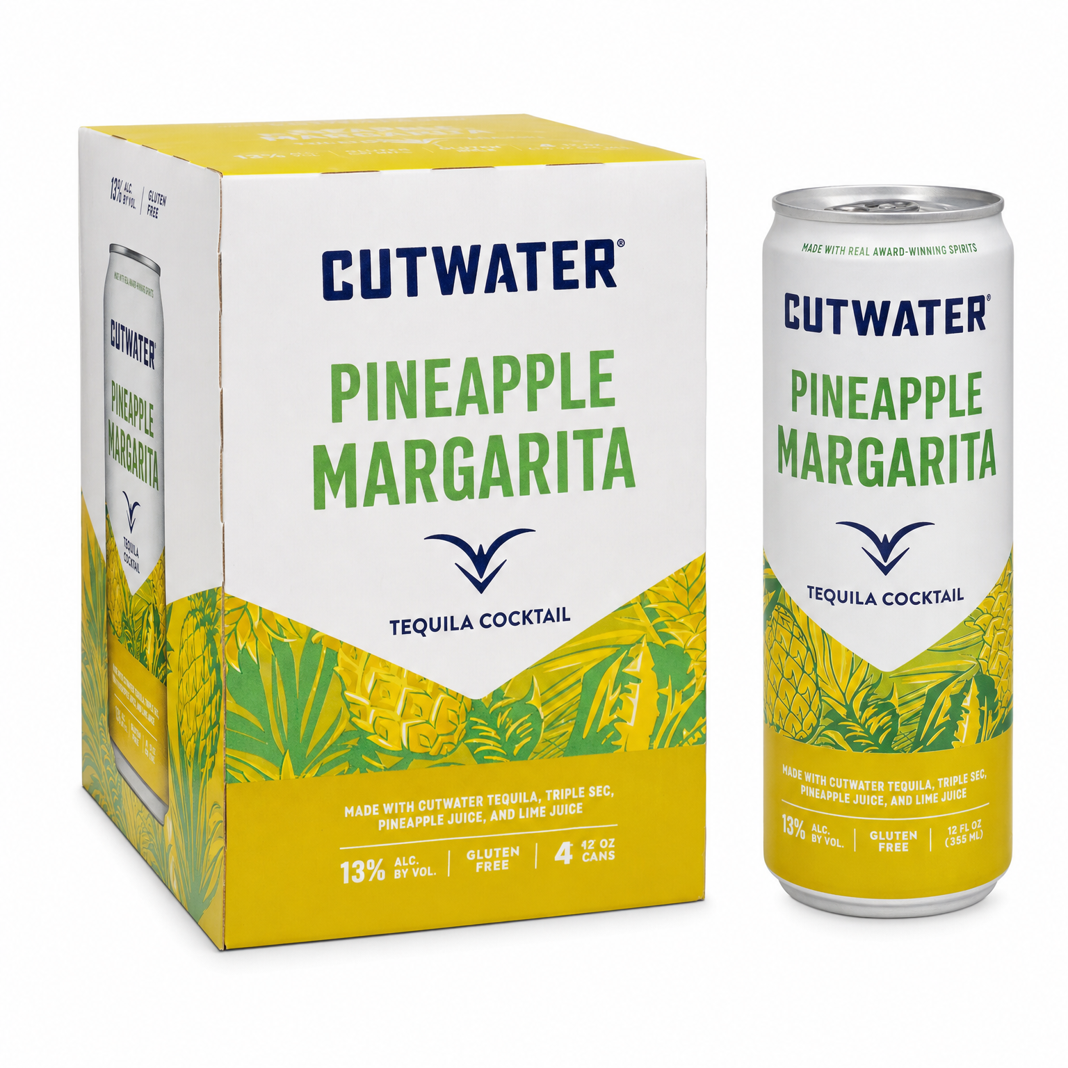 Cutwater Pineapple Margarita 4pk 12oz Cans