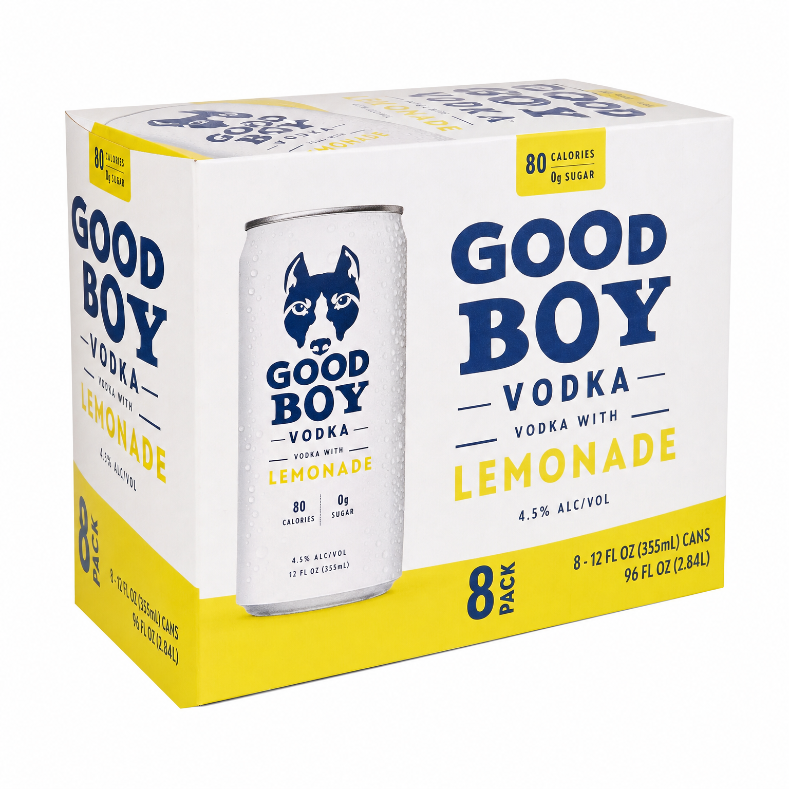 Good Boy Vodka Lemonade 8-Pack 8 x 12oz
