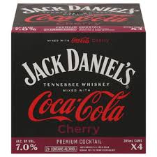 JACK & CHERRY COKE 4PK