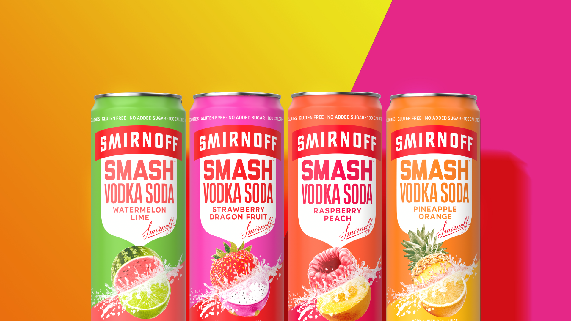 SMIRNOFF SMASH VODKA SODA VARI