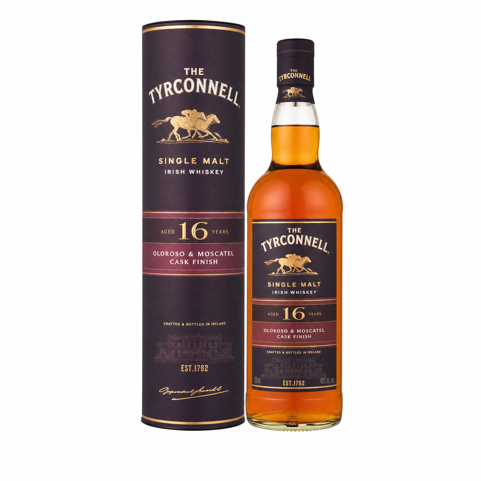 The Tyrconnell 16 Year Old Oloroso & Moscatel Cask Finish Single Malt Irish Whiskey 750ml