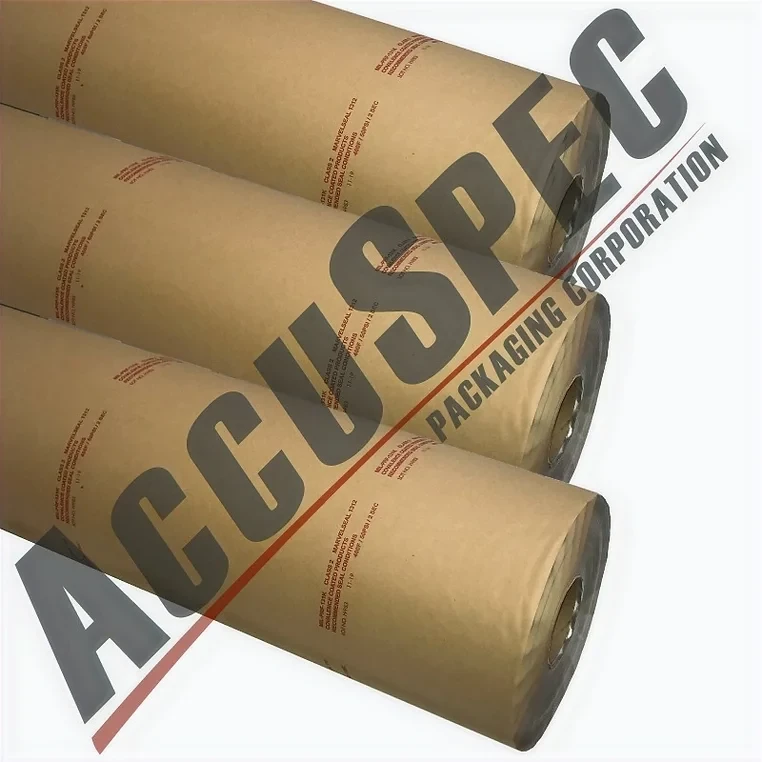 MIL-PRF-131K Class 2 - Kraft backing, limited use (Kraft / Foil / Poly)