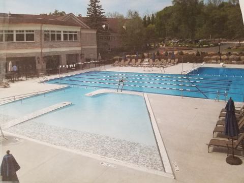 country club pool in Rochester, NY