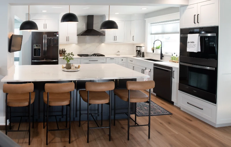 modern craftsman kitchen in east aurora NY