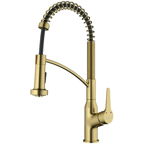 karran scottsdale faucet in brushed gold