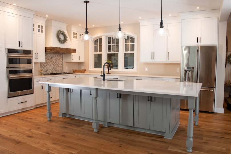 lake house kitchen on canandaigua lake, ny