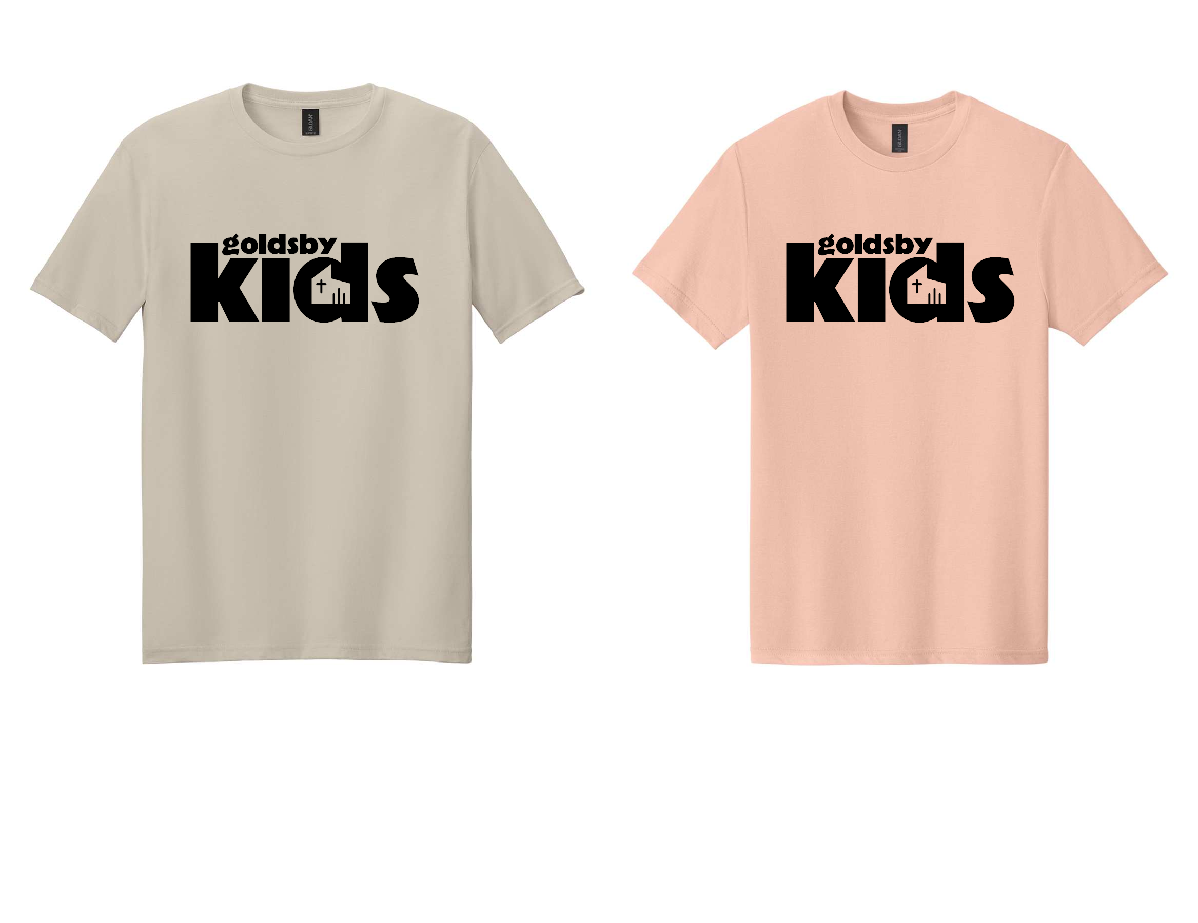 Goldsby Kids Adult GildanCVC tee
