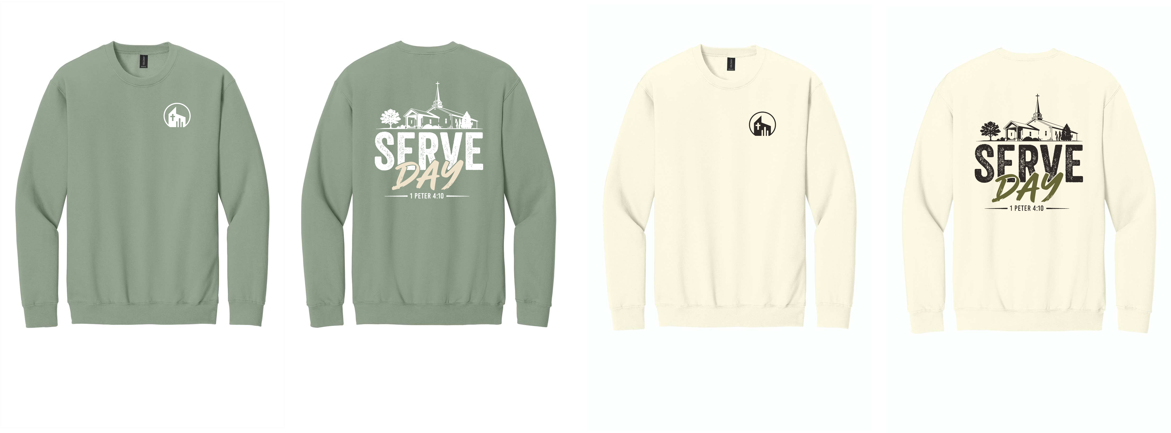 Serve Day Softstyle Crew
