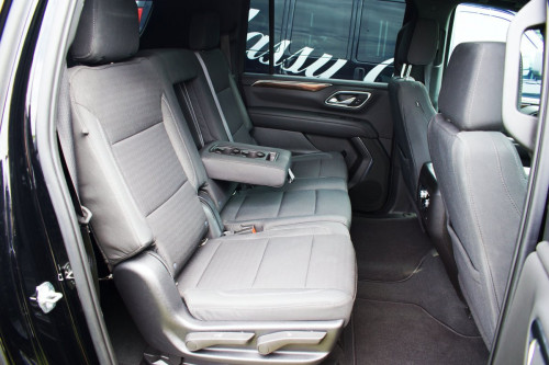 side view of back seat of yukon