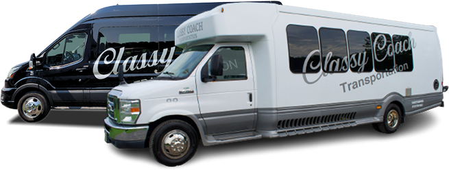 classy coach transportation party bus and transit van