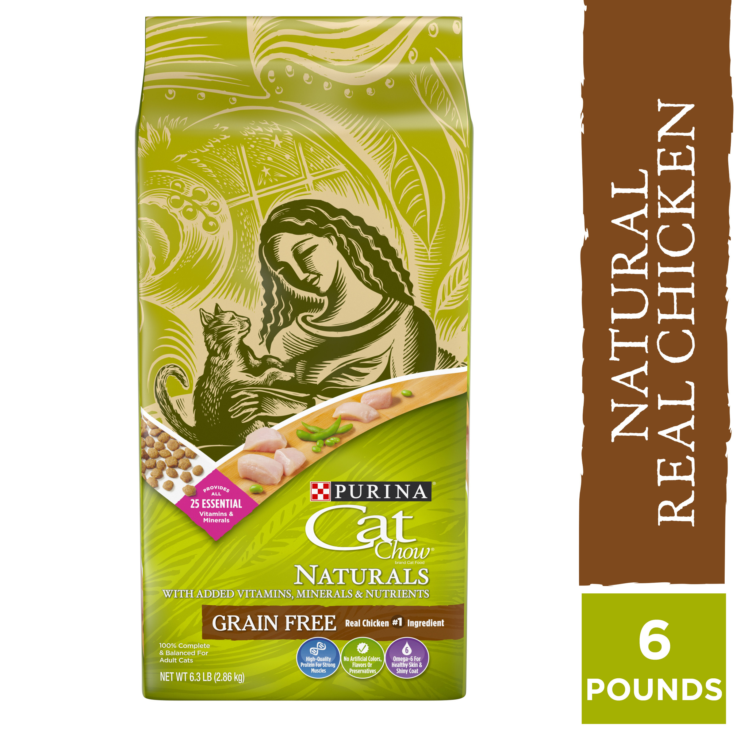 Pur Cat Chow Nat GF 6.3lb