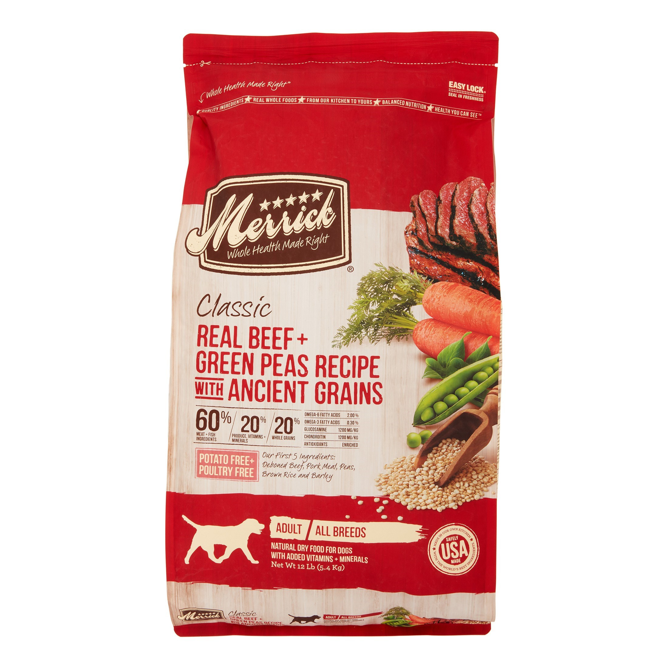 Merr Classic Adult Beef 12#