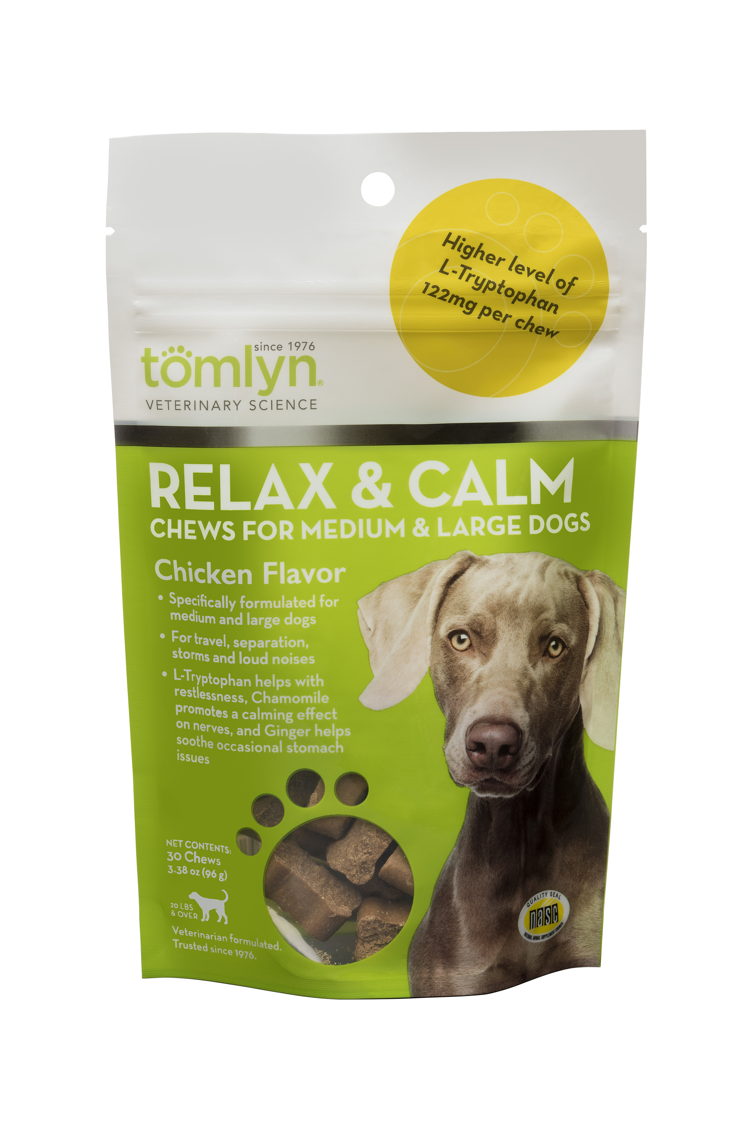 Tomlyn Relax/Calm Md/Lg 30ct