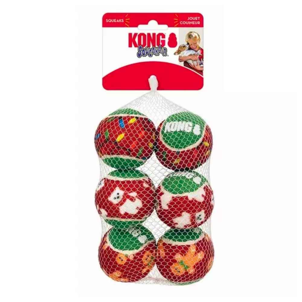 Kong Hol Sqkair Ball Sm 6PK