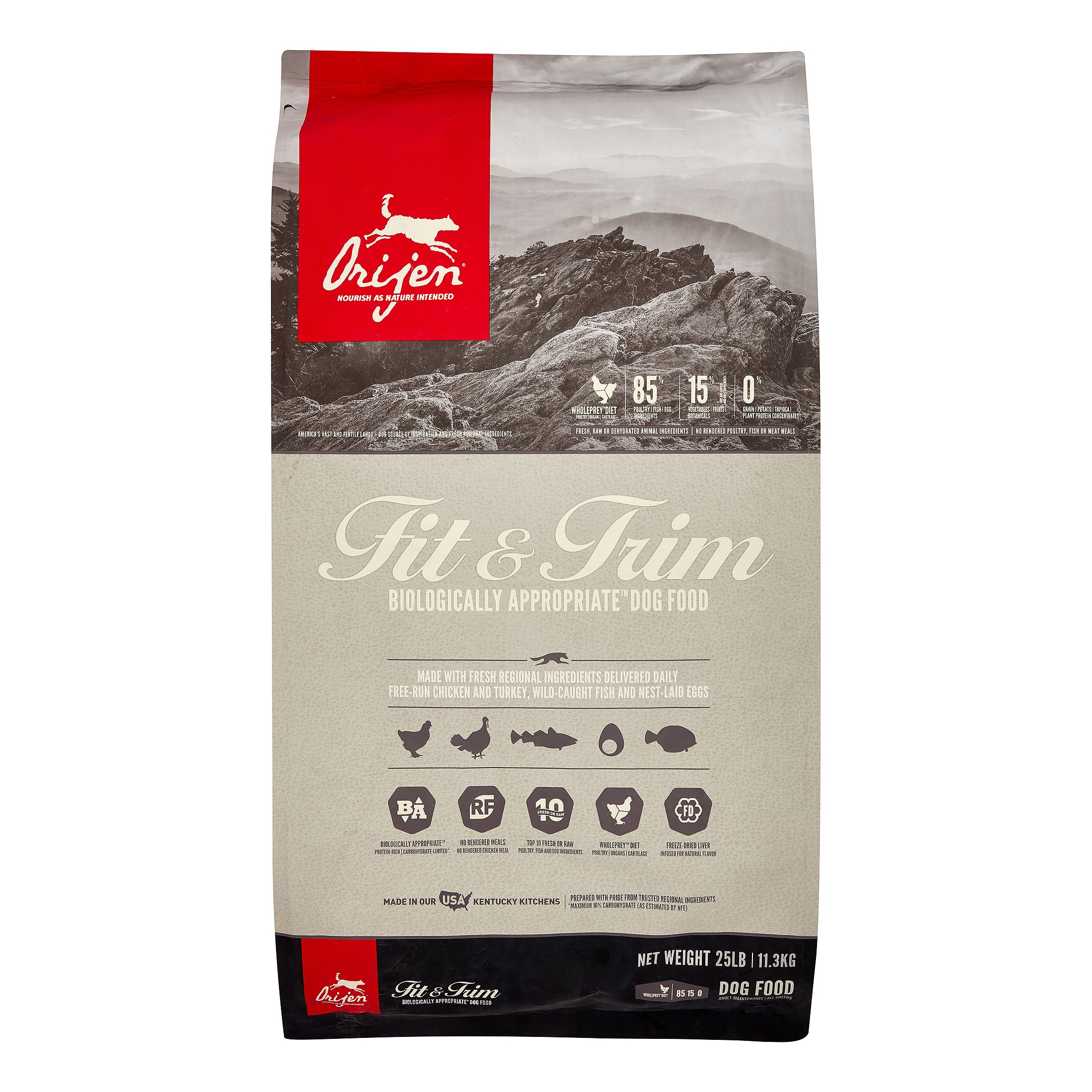 Orijen Adult Fit&Trim 25#