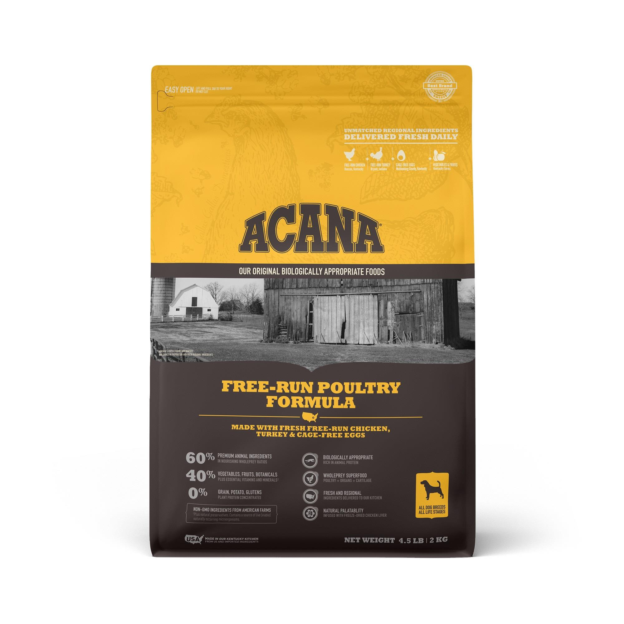 Acana Free Run Poultry 4.5lb