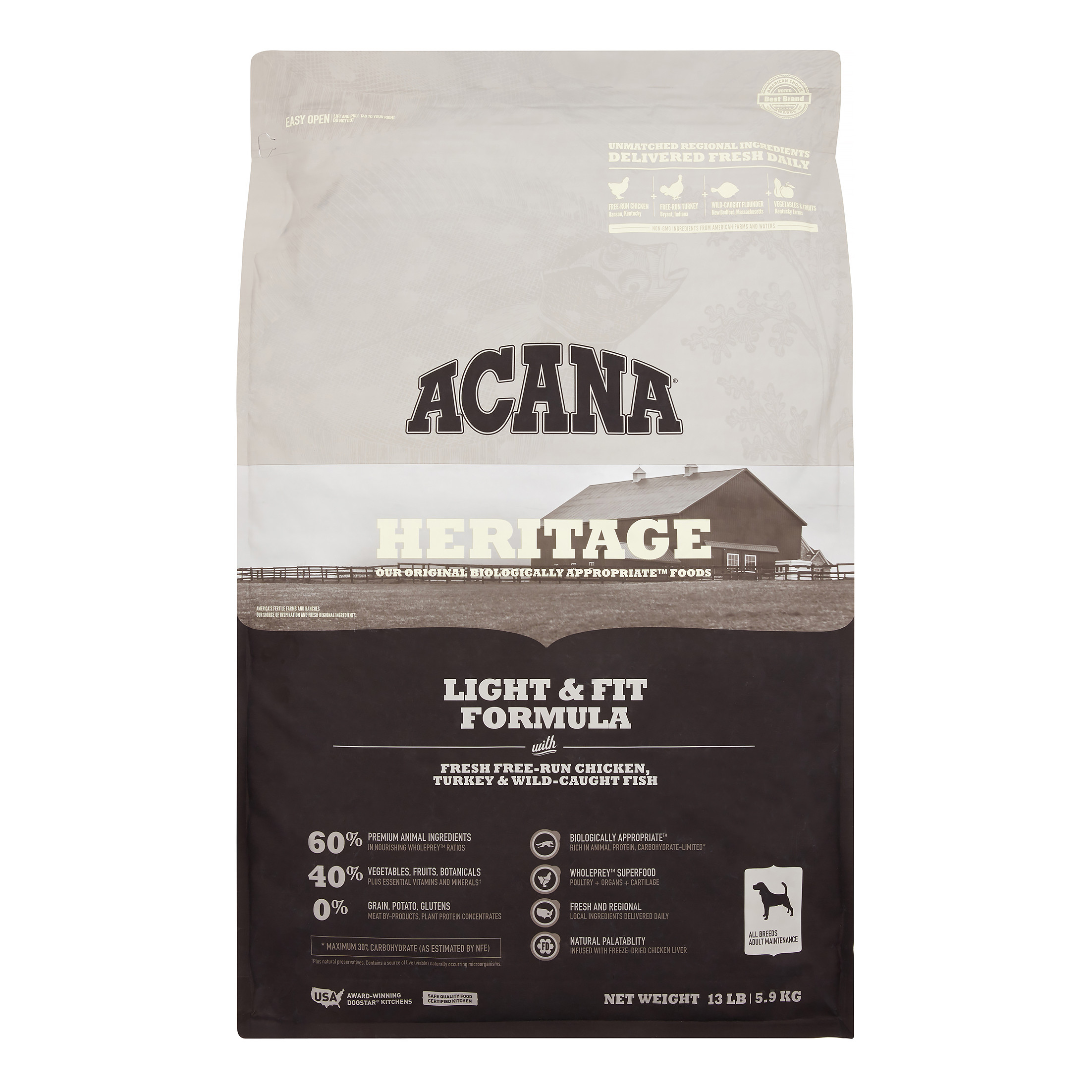 Acana Light & Fit 13lb