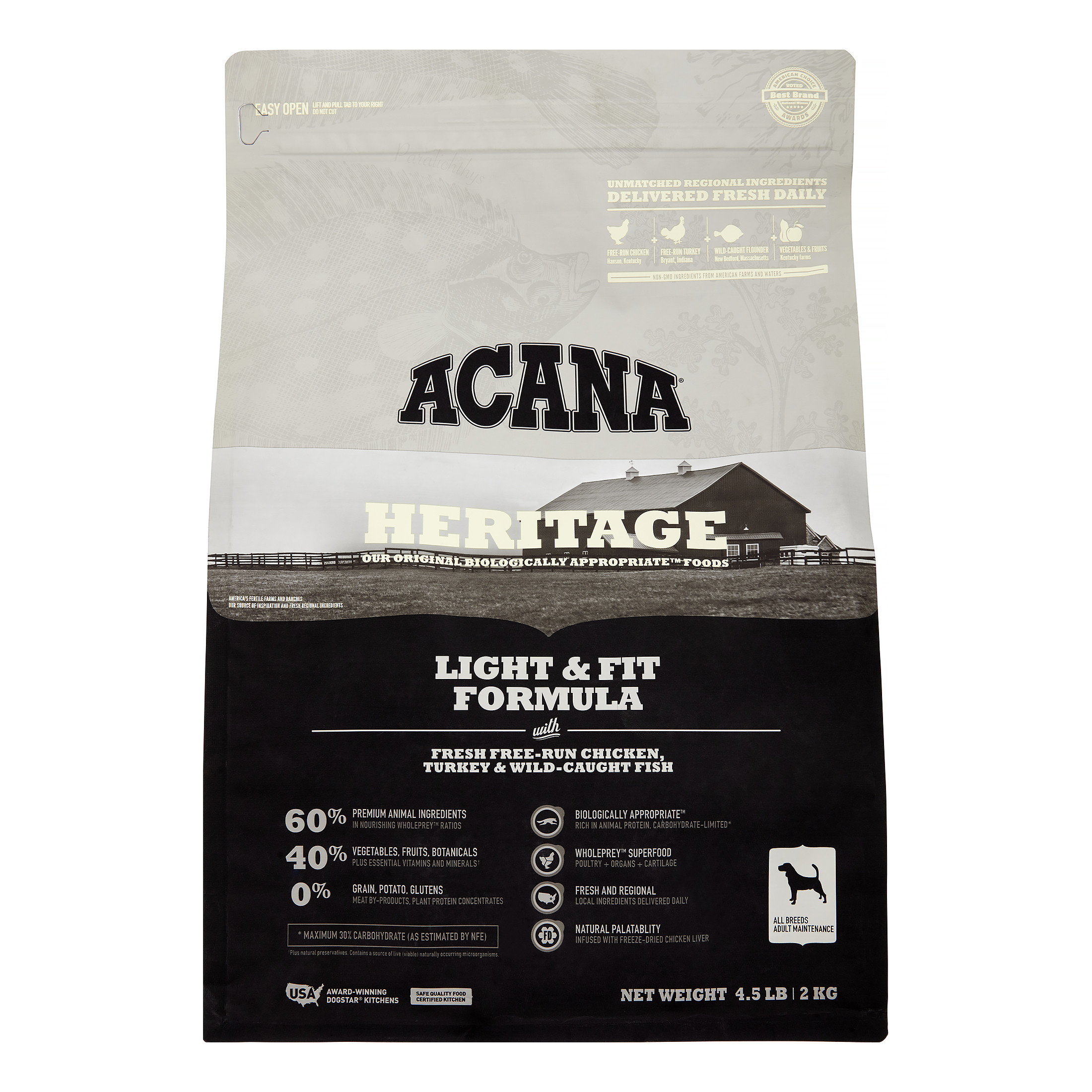 Acana Light & Fit 4.5lb