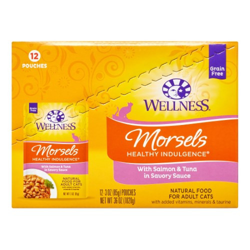 Well Cat Morsels Salm Tuna 3oz