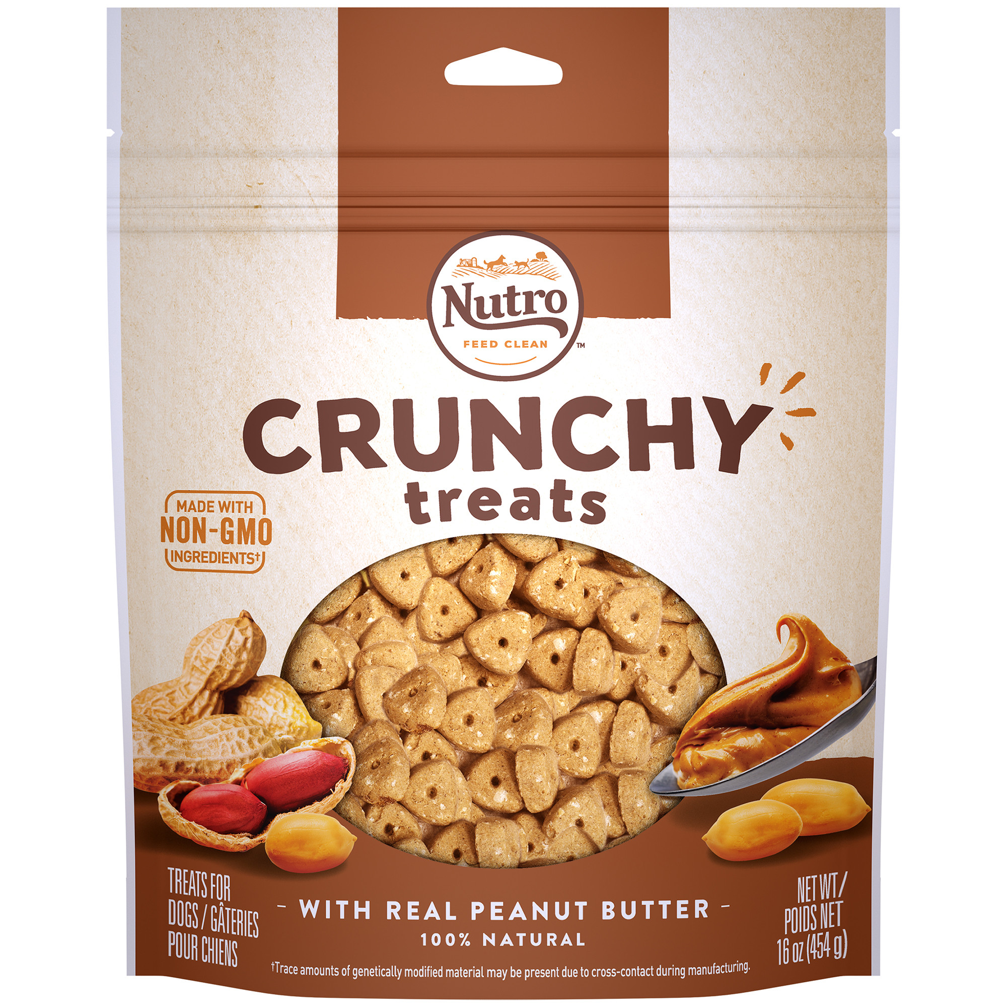 NC CrunchyTreats PB 16oz