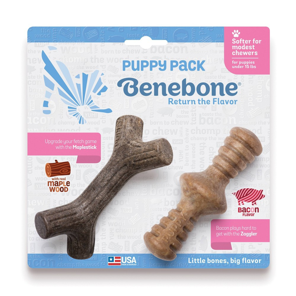 Benebone PuppyPack Zag Bacon