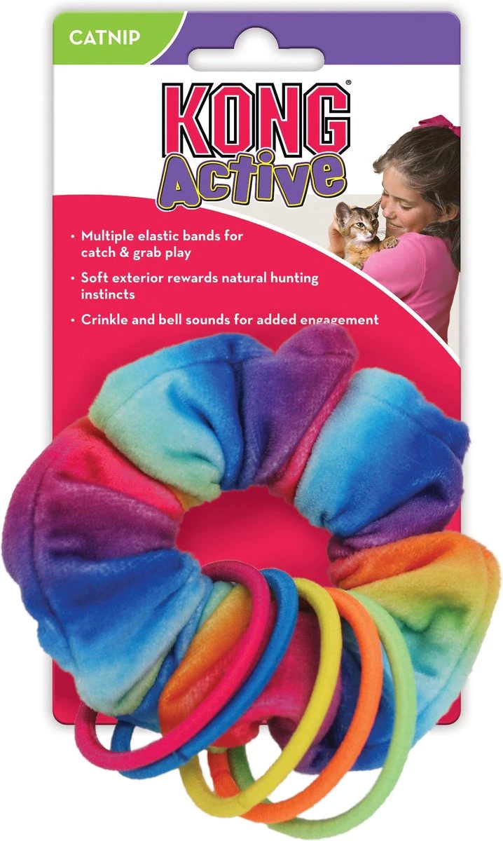 Kong Holiday Cat Scrunchie Toy