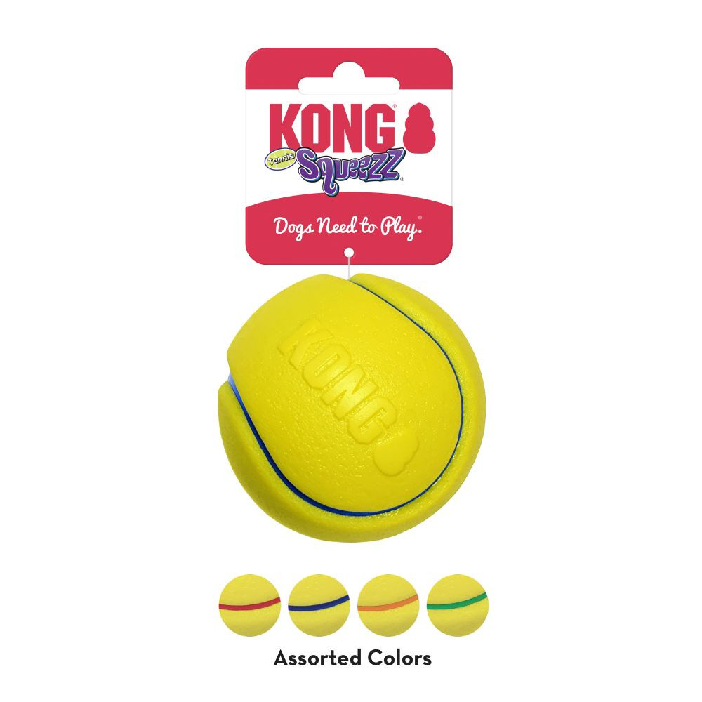 Kong Squeez Tennis Bulk Lg