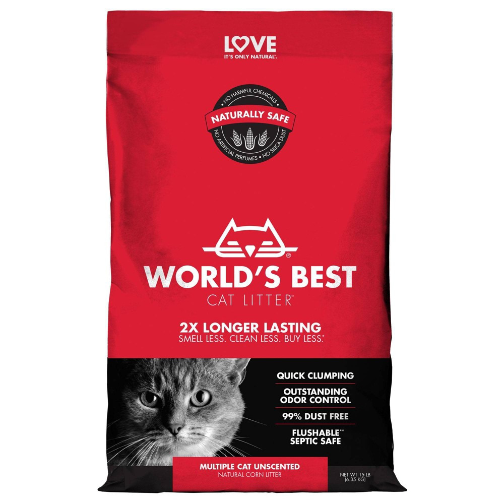 Worlds Best Cat Litter Mt15lbs