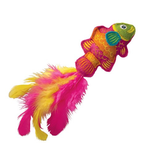 KONG Tropics Catnip Fish Pink