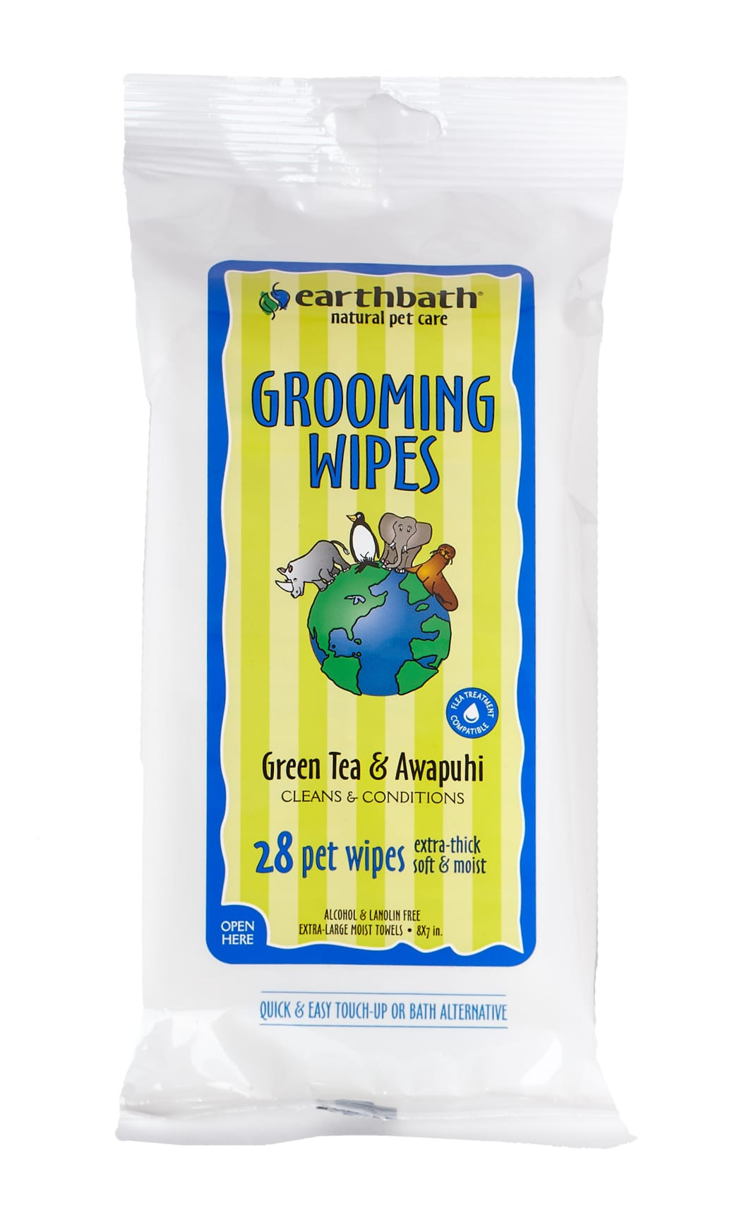 Green Tea Wipes 28ct