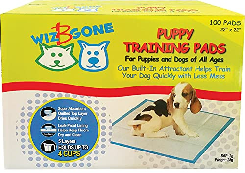 Wizbgone puppy tran Pads 100pk