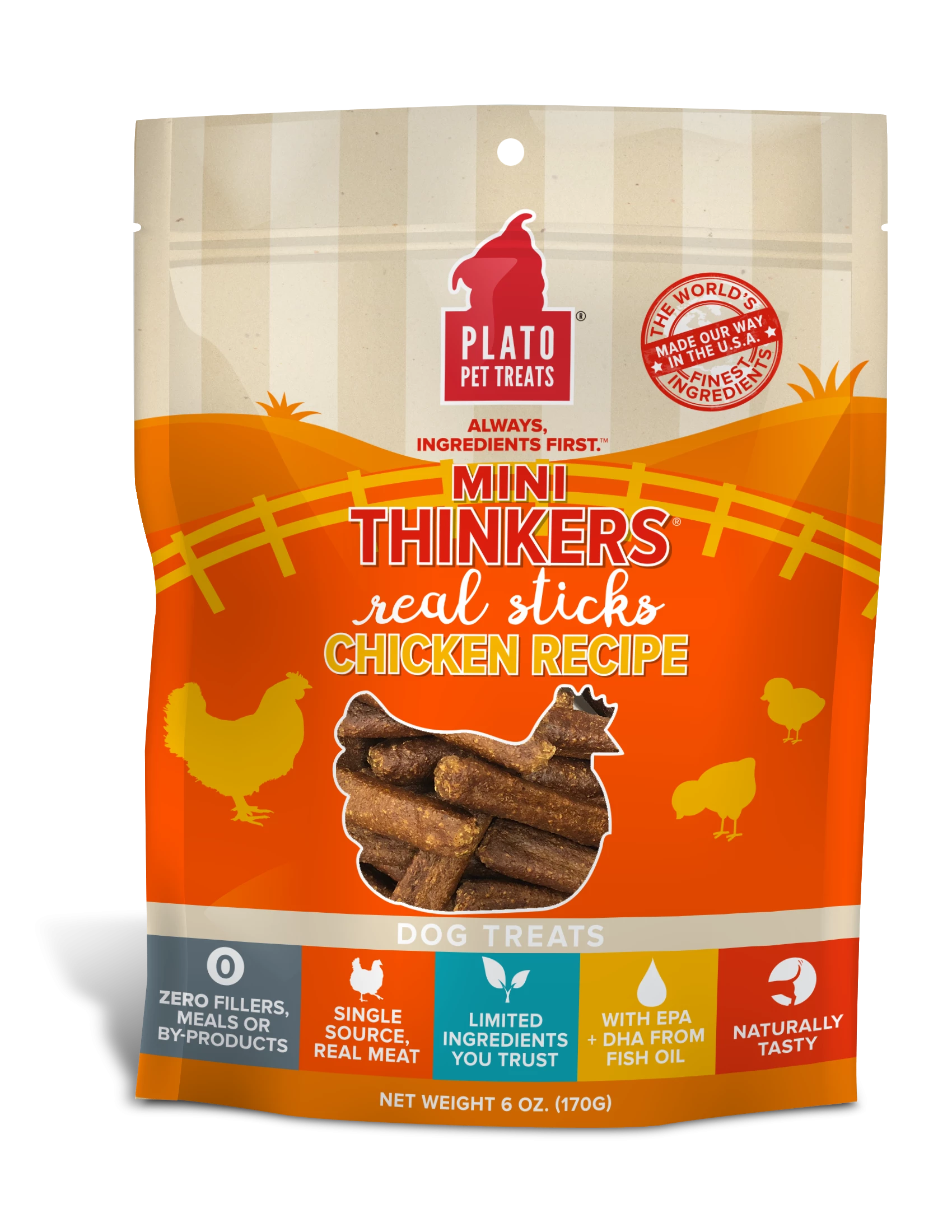 Plato Mini Thinker Chicken 6oz