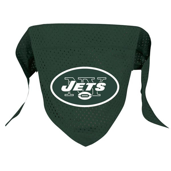 NFL Jets Pet Pat. Bandana SmM