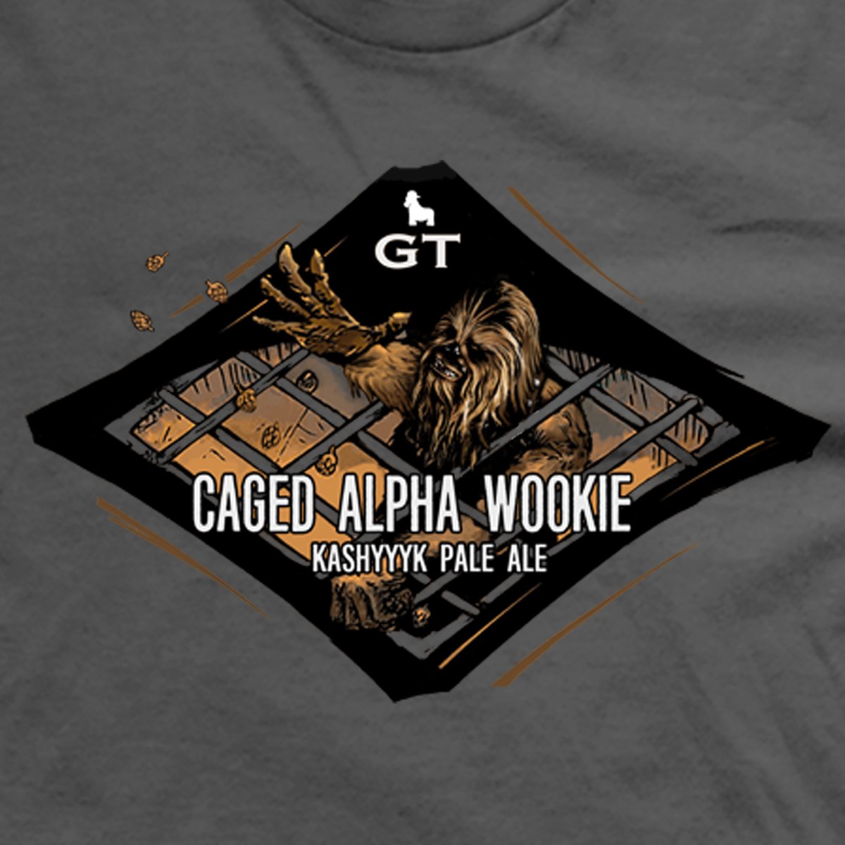 Caged Alpha Wookie t-shirt