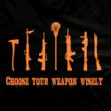 Choose Your Weapon Lacrosse T-Shirt