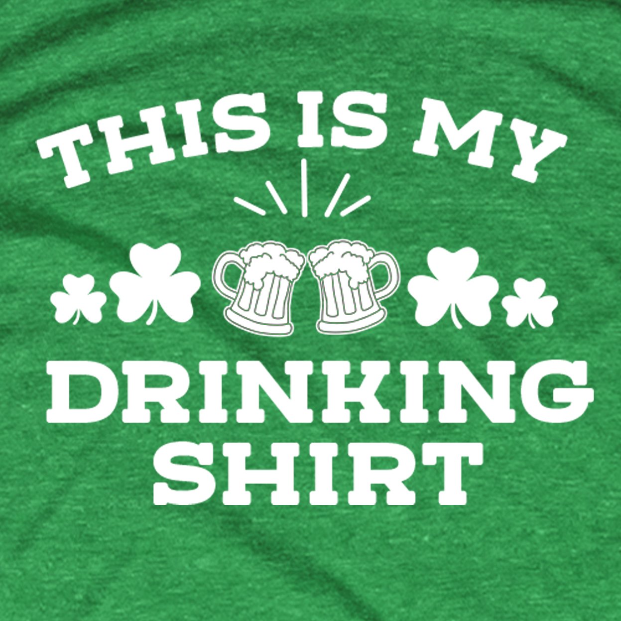 This Is My Drinking Shirt St Patty's Day Graphic Tee