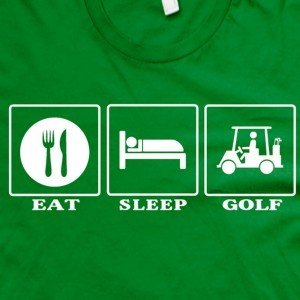 Eat Sleep Golf t-shirt