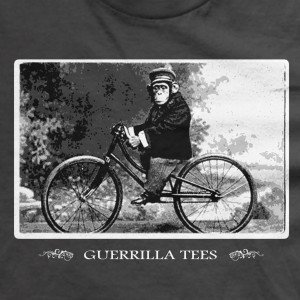 Guerrilla Tees Monkey on a Bike t-shirt