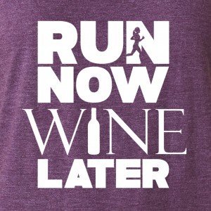 Run Now Wine Later Tank-Top