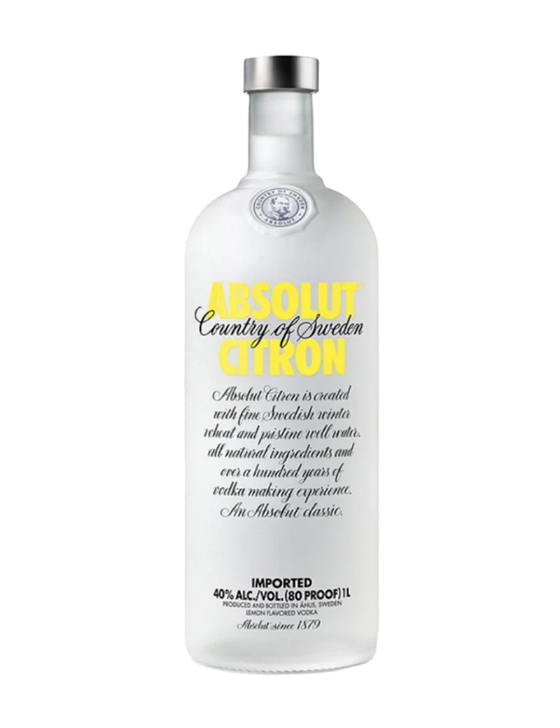 Absolut Citron Vodka 1L