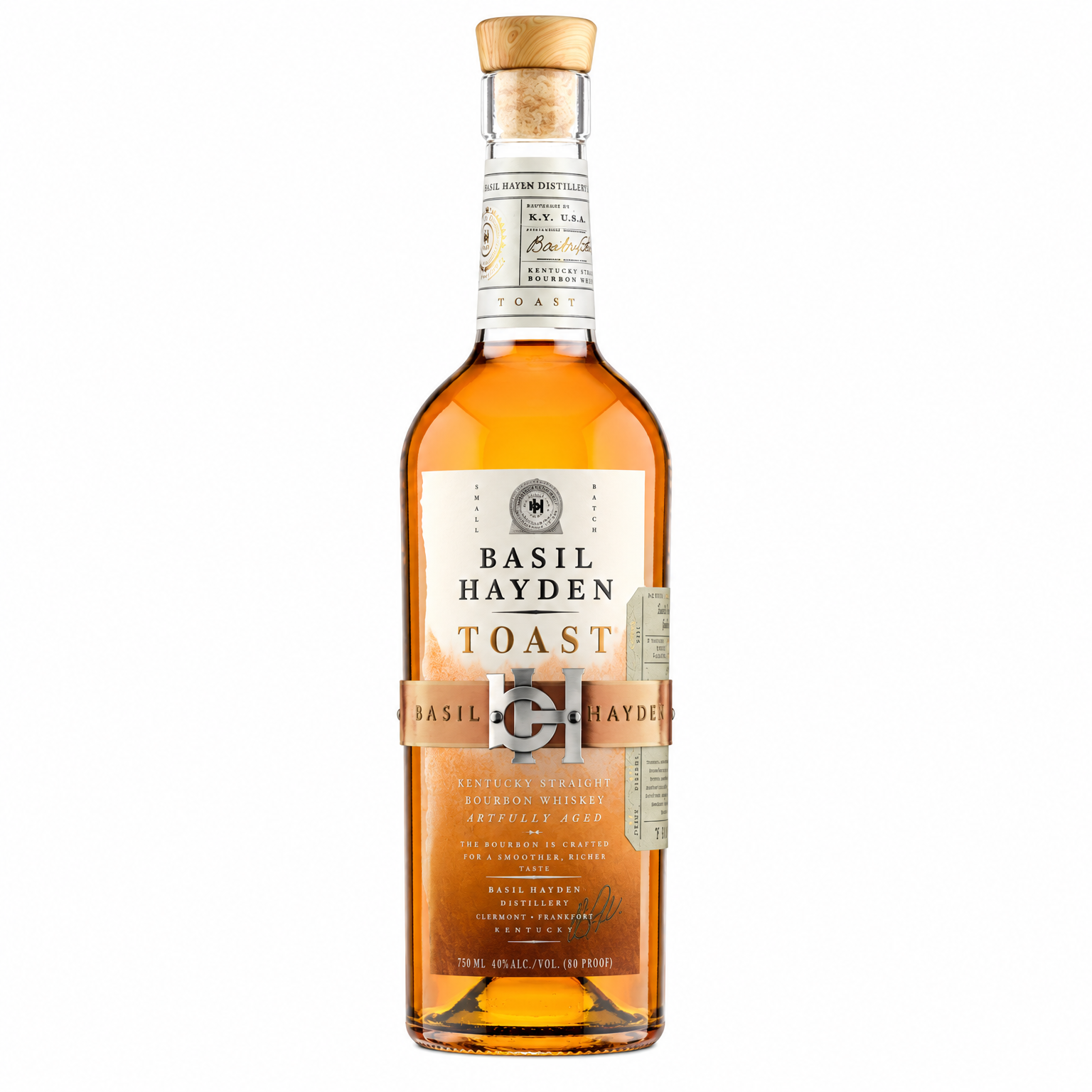 Basil Hayden Toast Kentucky Straight Bourbon Whiskey 750ml