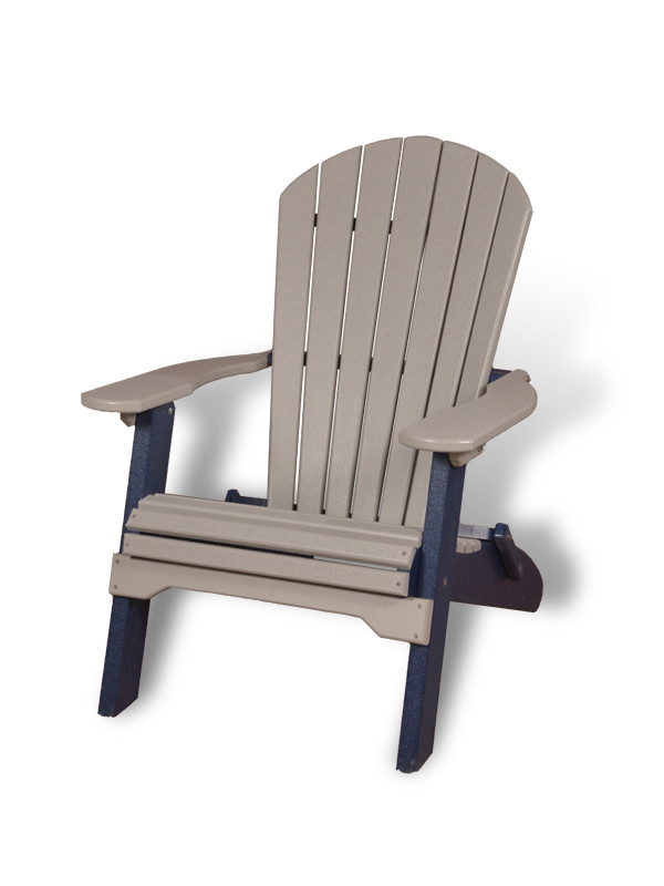 White Poly-Lumber Adirondack Chair