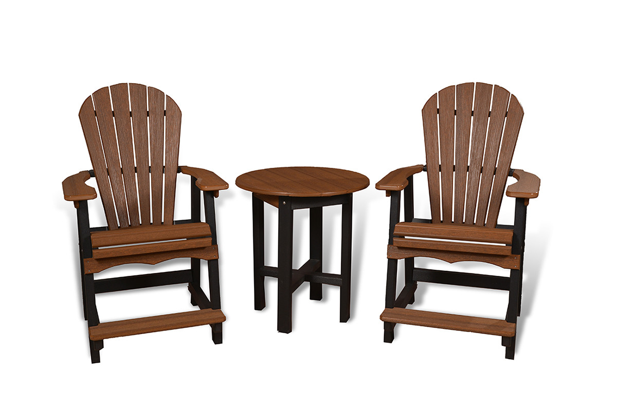 Adirondack Balcony Set Made in NY