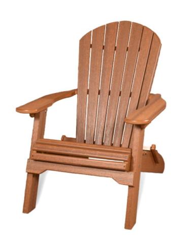 brown adirondack chair