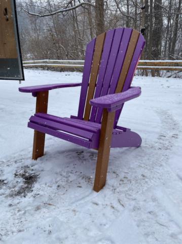 Standard Poly Lumber folding Adirondack Chairs
