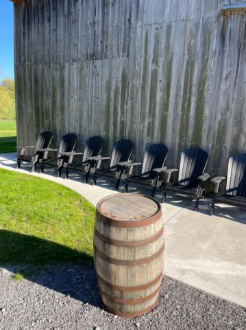 black adirondack chairs