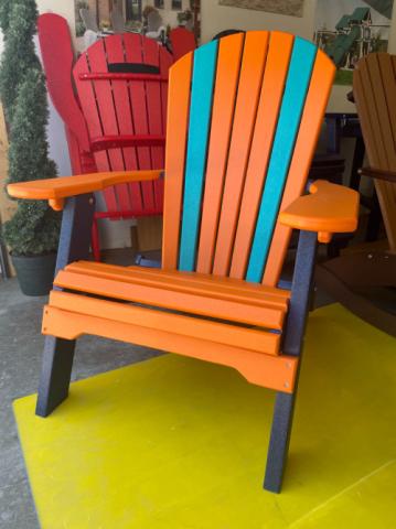 Standard Poly Lumber folding Adirondack Chairs