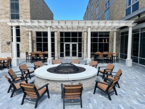 st john fisher fire pit