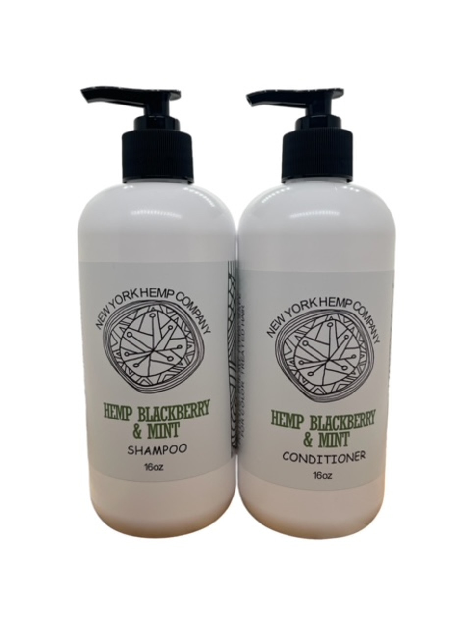 Organic 16 Oz Blackberry & Mint Hemp Shampoo