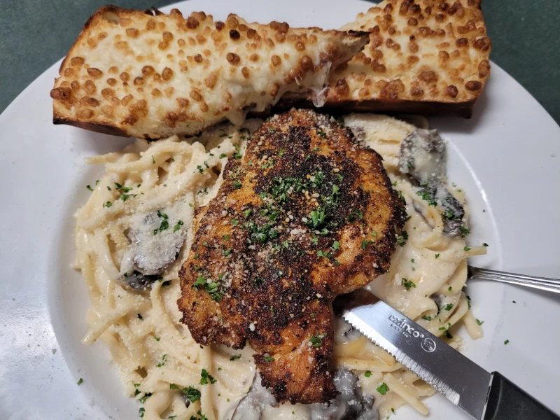 Blackened Chicken Alfredo